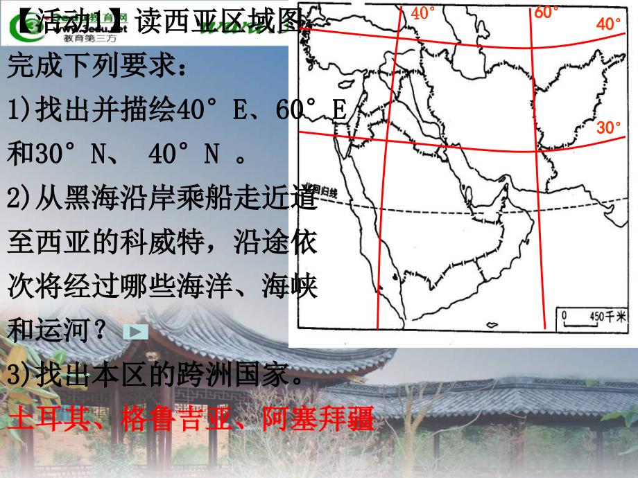 七年级地理中东课件1_第2页