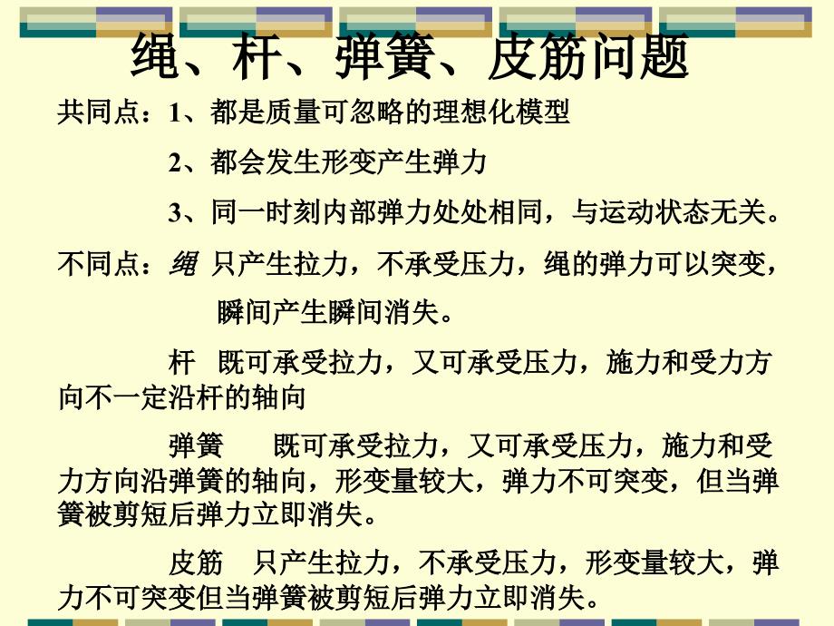 3-6牛顿第二定律的应用(瞬时性)01_第2页