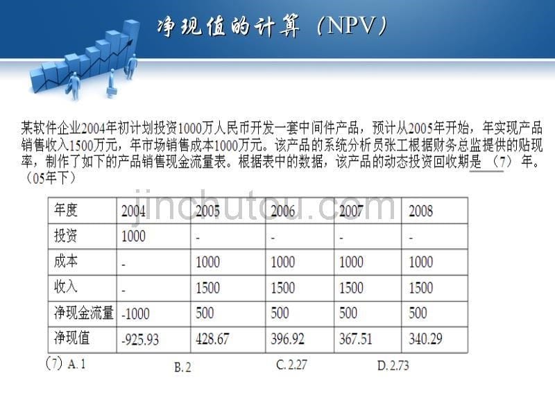 系统集成项目管理考试计算题_第5页