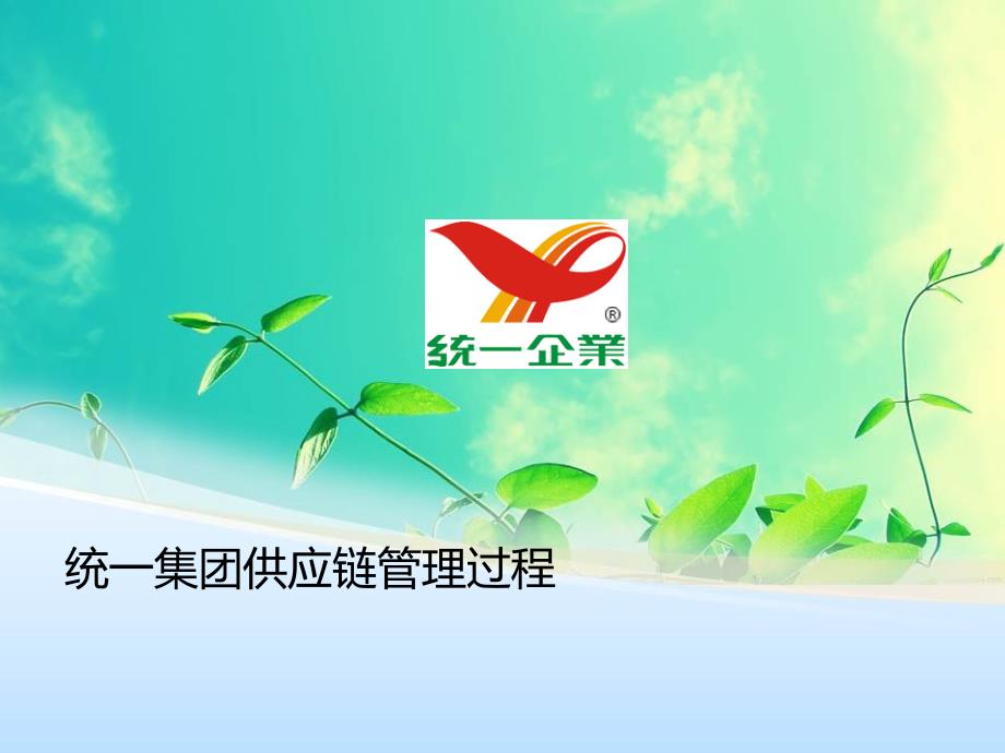 统一集团供应链管理过程_第1页