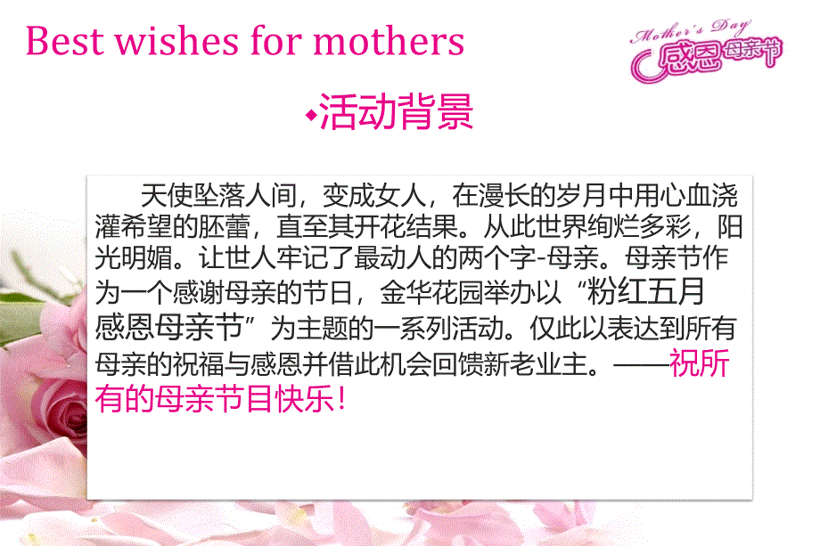 5月感恩母亲节活动策划方案_第3页