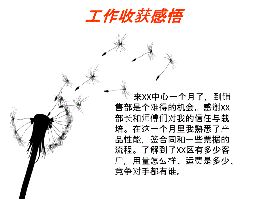 业务员第一个月工作总结_第3页