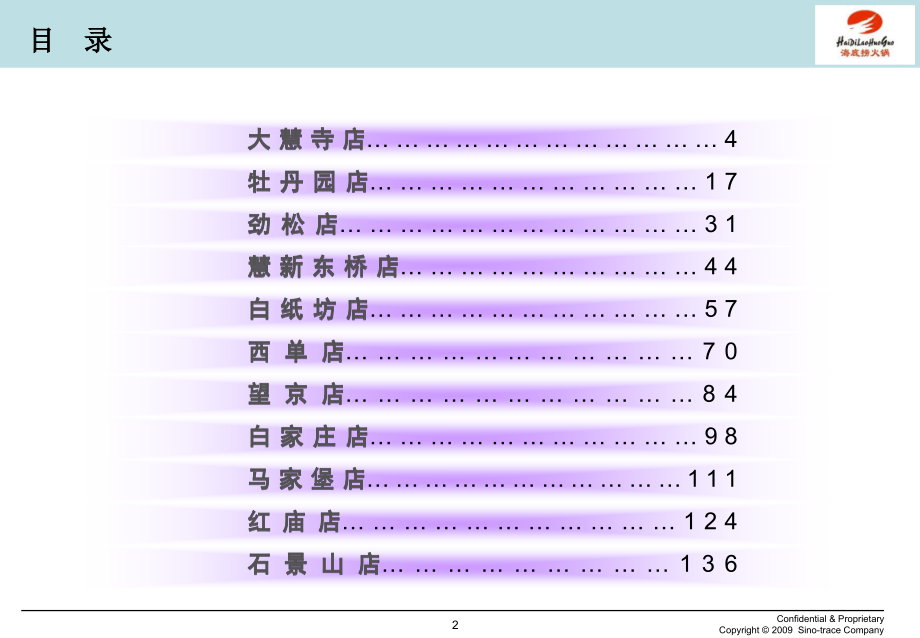 北京海底捞第四期门店服务质量检查分报告_第2页