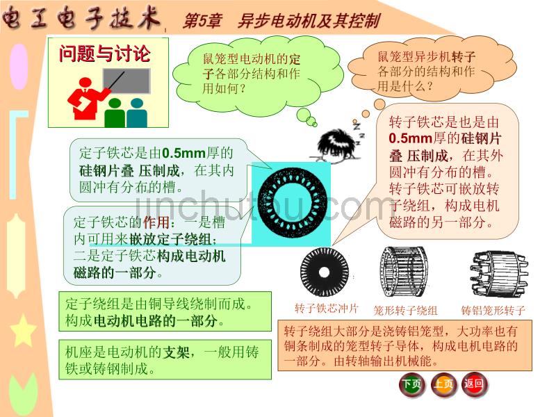 电工电子技术第5章   异步电动机及其控制_第4页