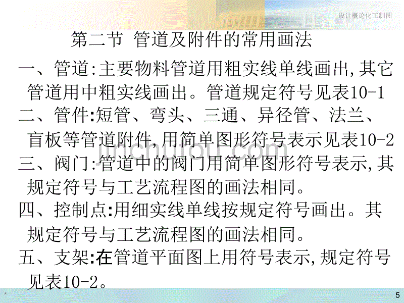 化工设计 第十章  管道布置图_第5页