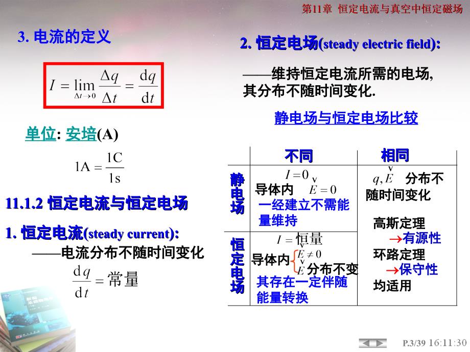 CH11恒定电流与真空中恒定磁场_第4页