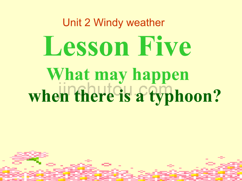 七年级英语Windy weather课件3_第1页
