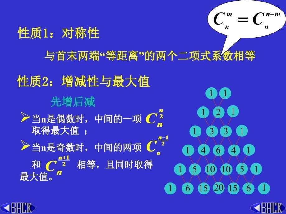 高二数学二项式系数的性质2_第5页