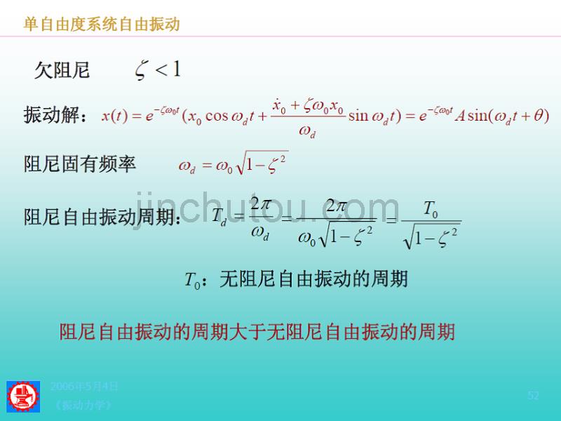 教学课件PPT机械振动单自由度系统的简谐强迫振动_第4页