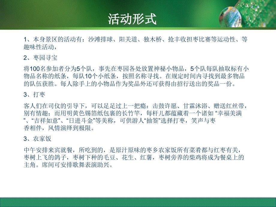 招商银行客户打枣活动策划案_第5页