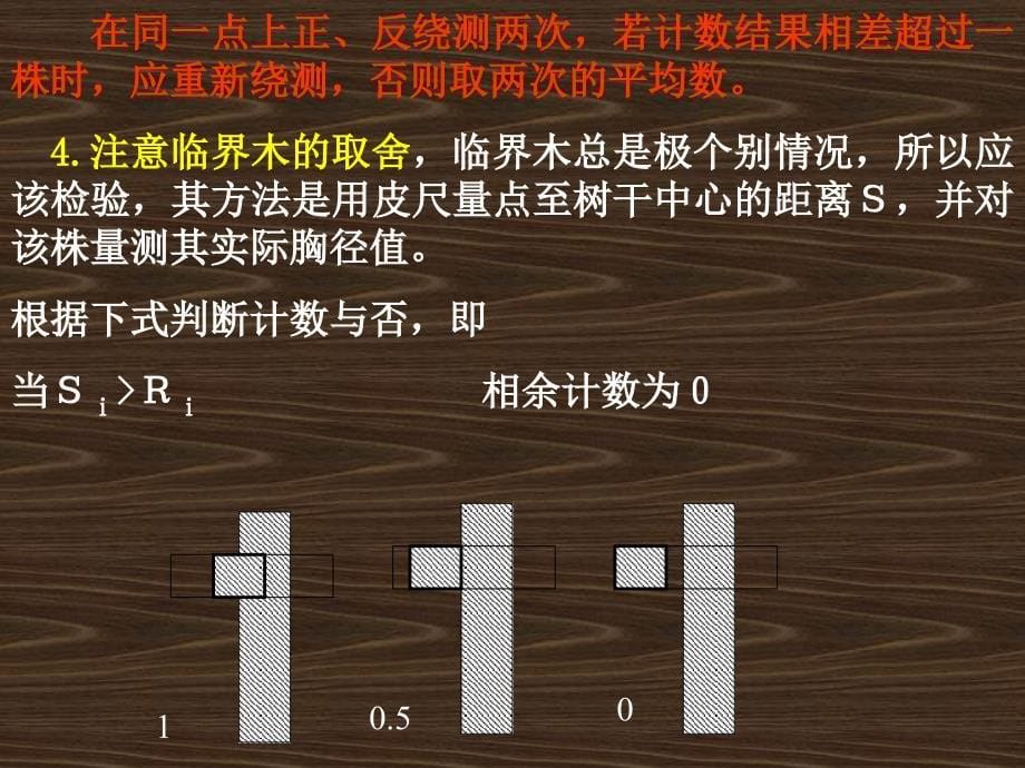 4实习四 利用角规测定林分断面积和蓄积量_第5页