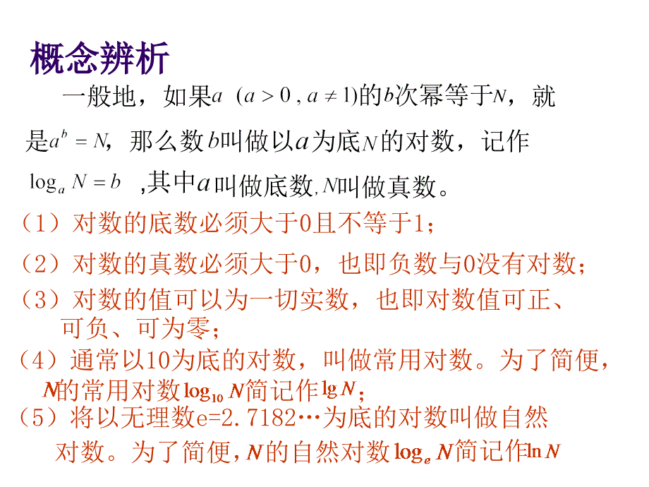 高一数学对数的概念及运算1_第3页