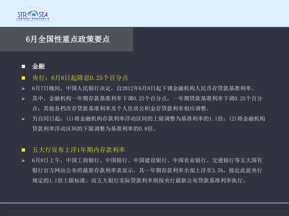 2012年6月全国部分城市房地产市场月报_上海策海_60p_市场调查分析报告_第3页