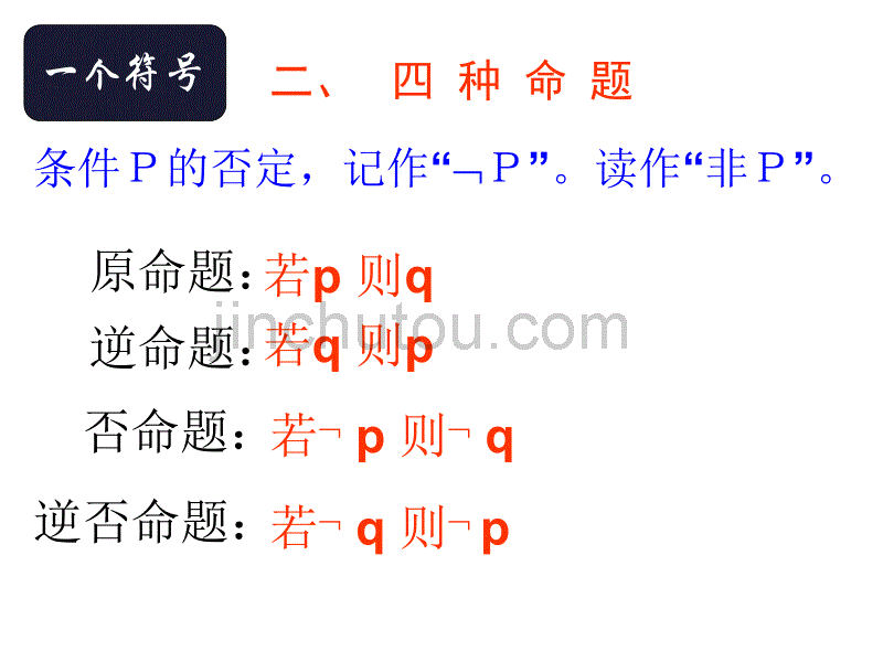 高二数学常用逻辑用语复习1_第4页