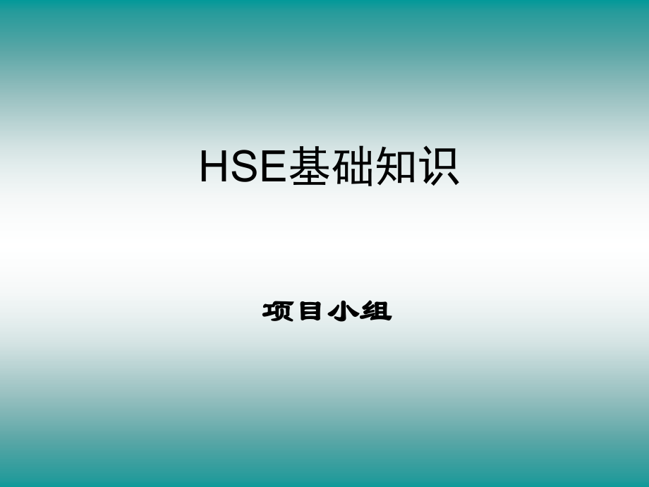 石化加油站HSE培训_第1页