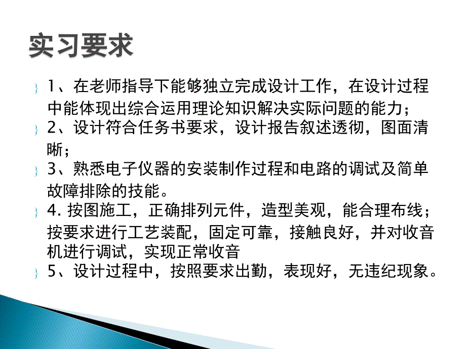 高低频电子线路课程设计-超外差式收音机的制作与调试_第4页