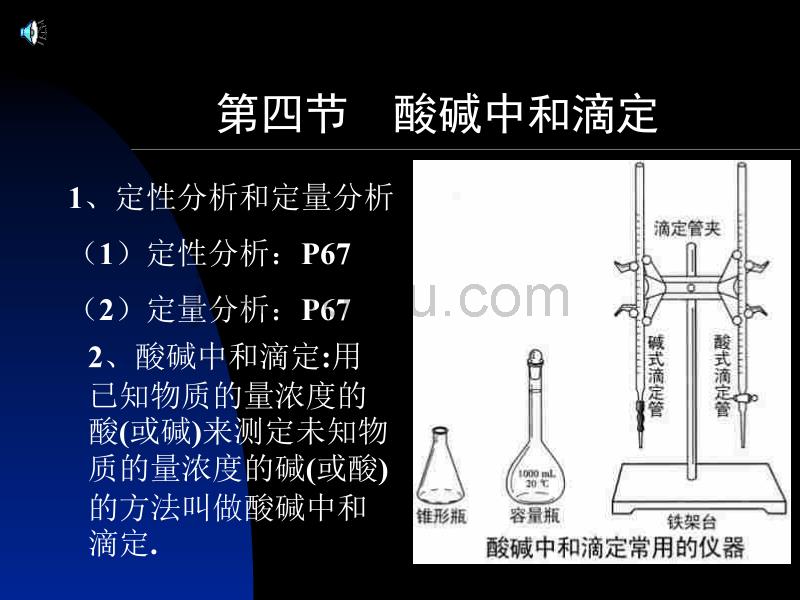 高二化学下学期第四节  酸碱中和滴定_第1页