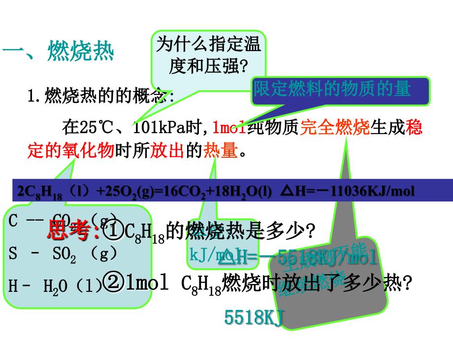 高二化学燃烧热 能源_第3页