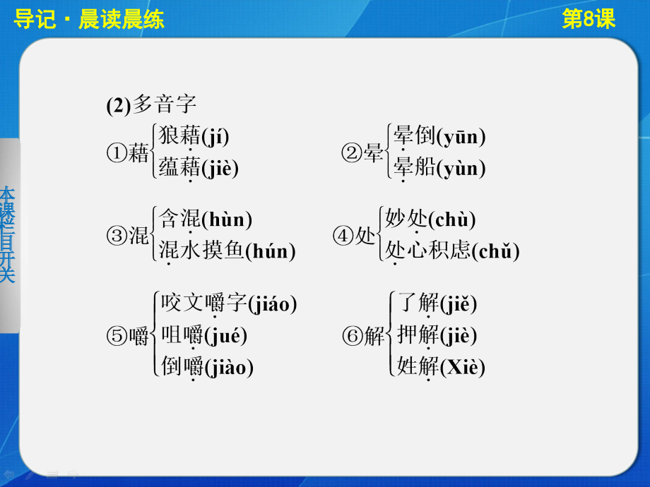 《咬文嚼字》学案导学设计课件_第4页