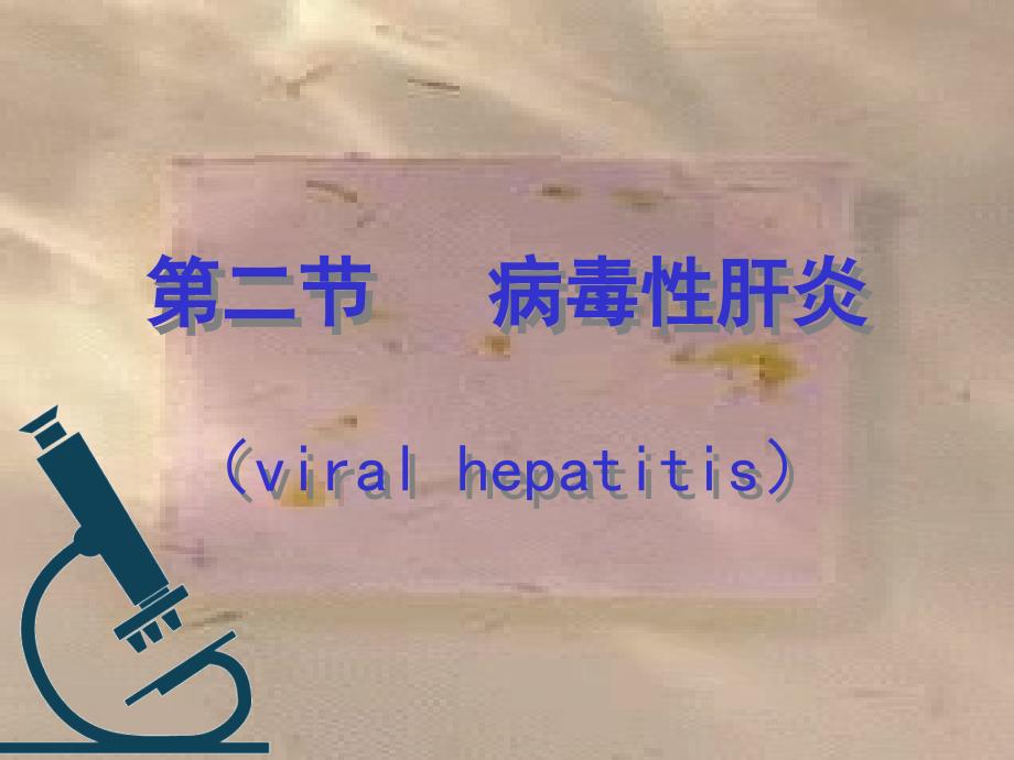第二节 病毒性肝炎_第1页