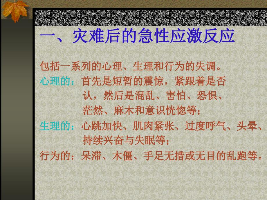 灾难后心理援助讲座_第2页