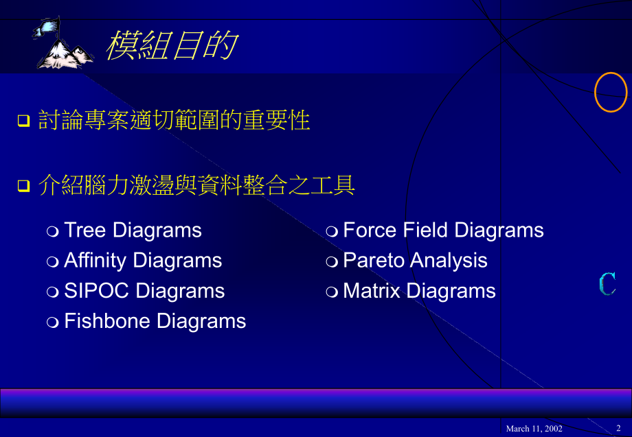 PROJECT SCOPING AND MANAGEMENT TOOLS_第2页