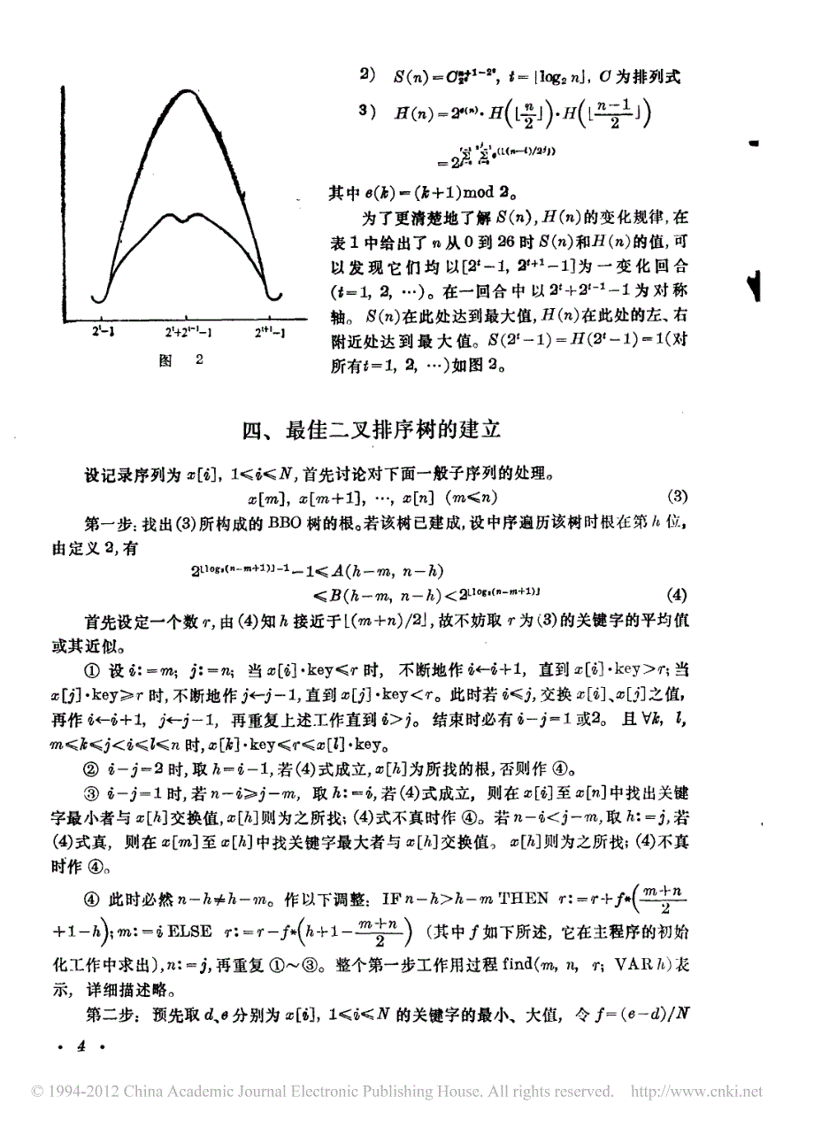 关于最佳二叉排序树的研究_第4页