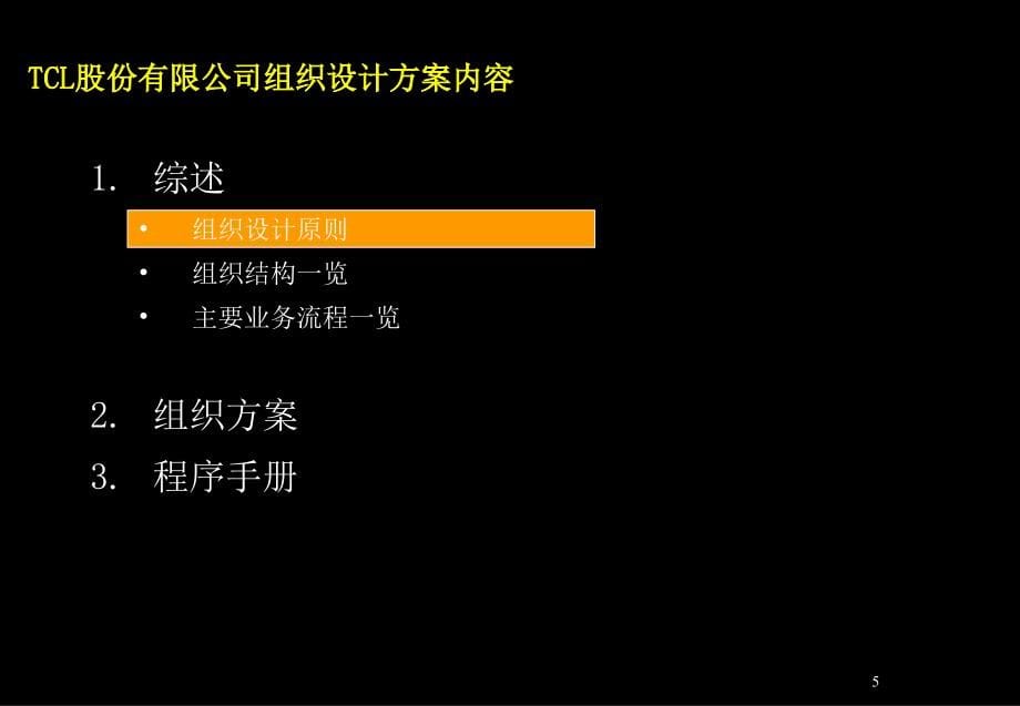 TCL股份有限公司管理整合咨询_第5页