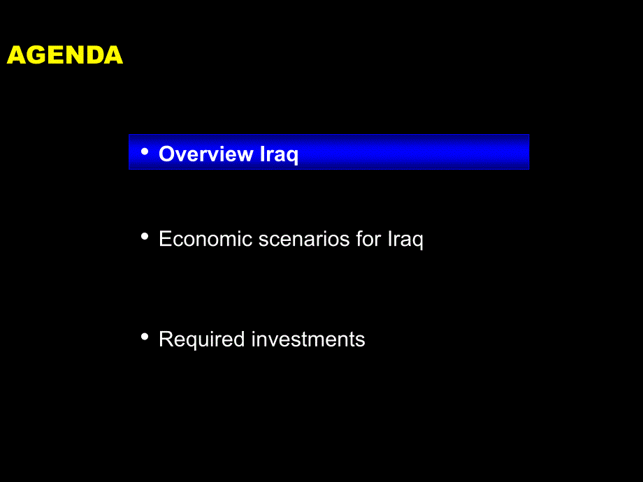 XX关于IRAQ重建机会的咨询报告_第3页