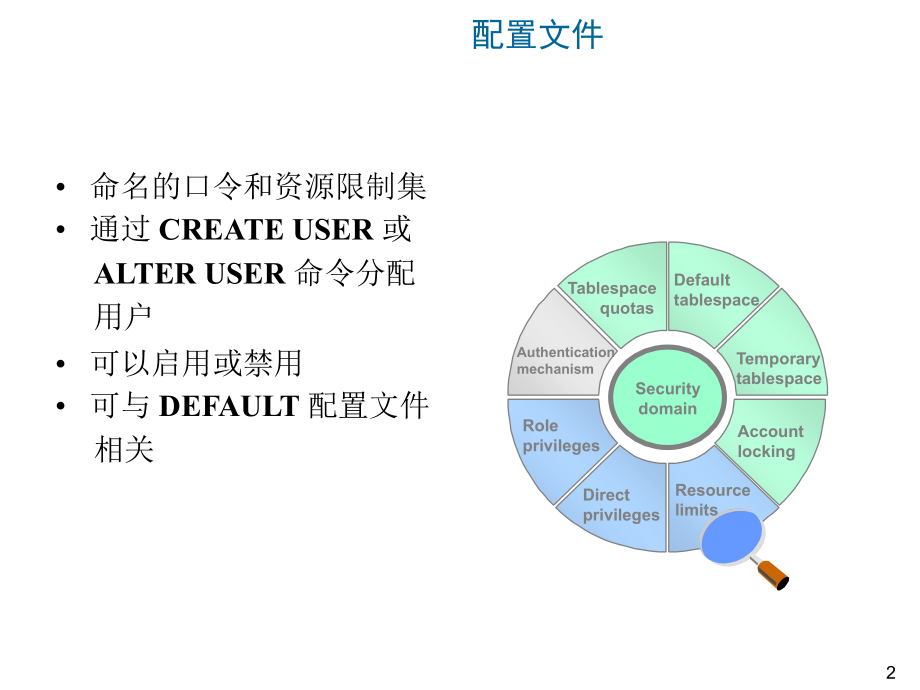 六.管理密码安全,用户,角色,和数据库权限_第3页