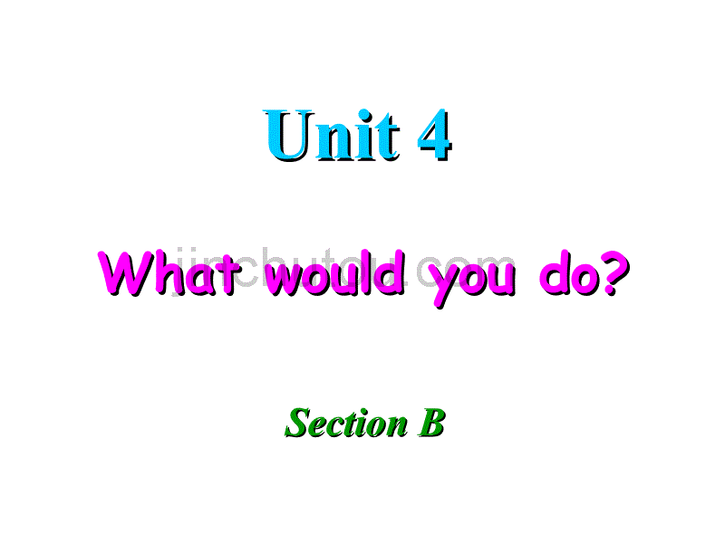 九年级英语what-would-you-do课件2(1)_第1页