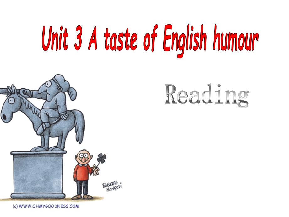 高一英语A taste of English humour课件1_第1页