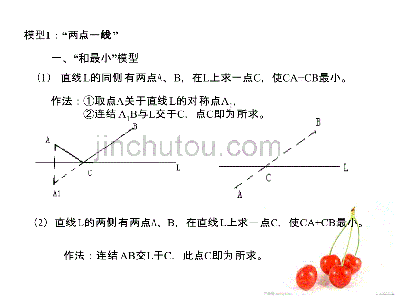 平面几何图形中最短路线问题模型分析_第2页