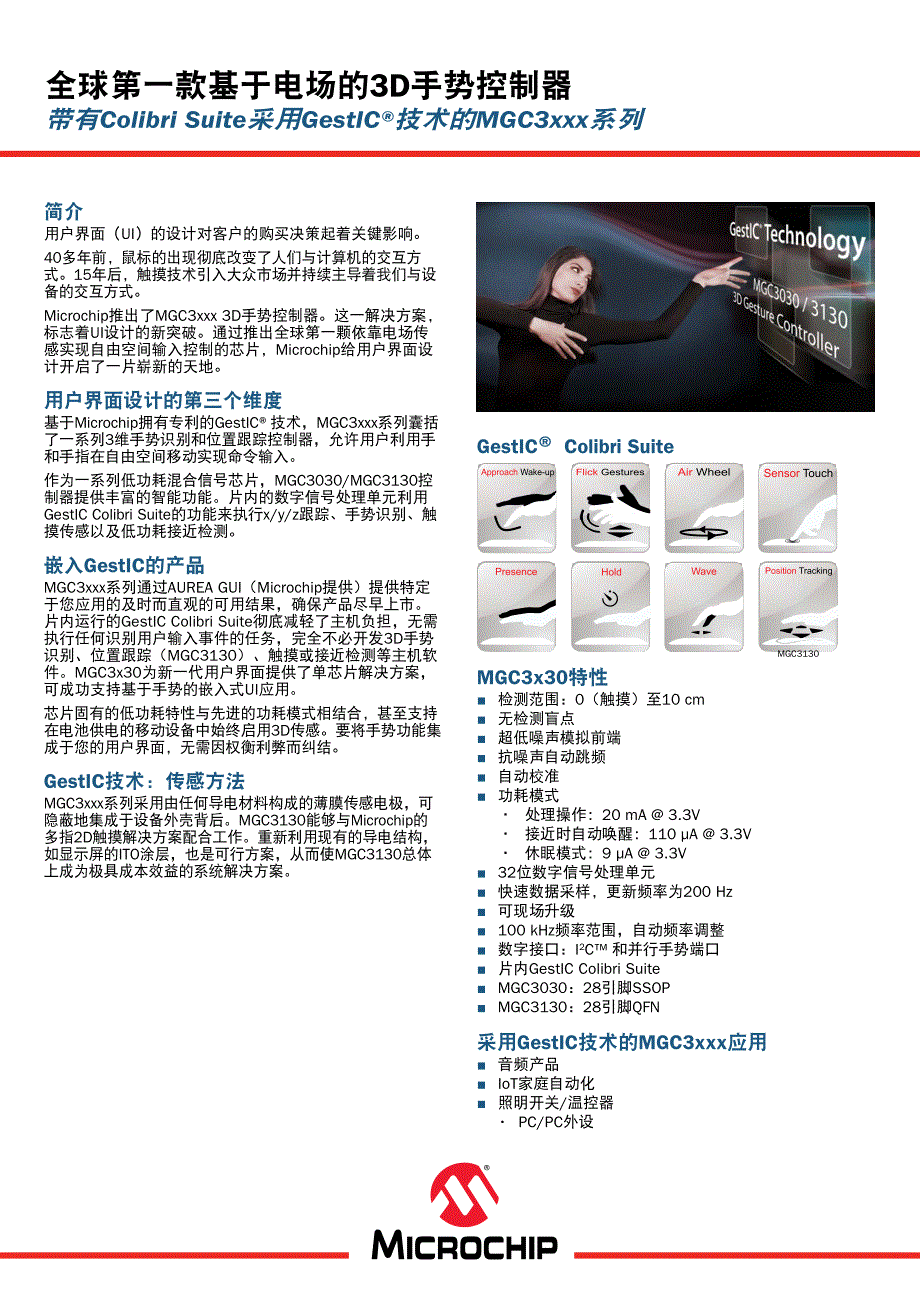 全球第一款基于电场的3D手势控制器_第1页