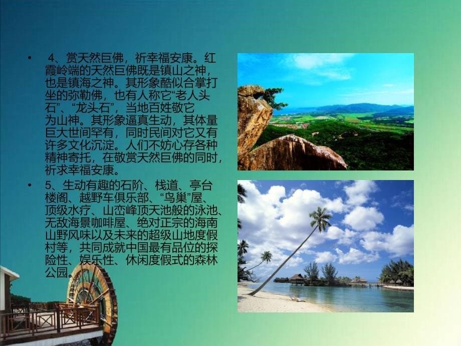 亚龙湾热带天堂森林公园度假区_第5页