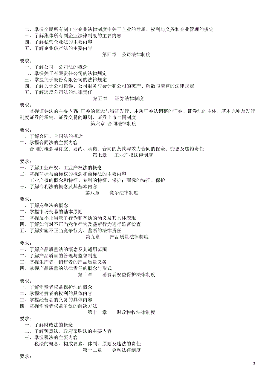 《经济法概论》复习指导_第2页