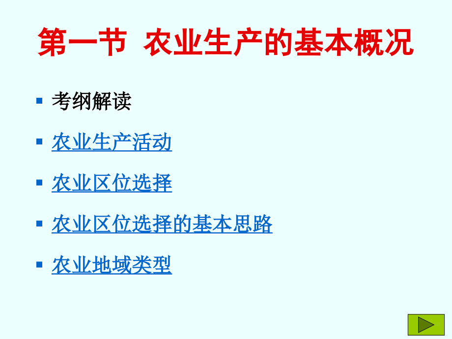 2015届地理必修2 第三章 农业_第2页