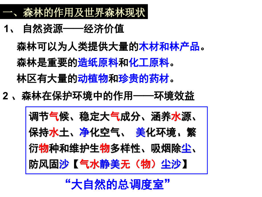 人教版新课标22森林的开发与保护以亚马孙热带雨林为例_第2页