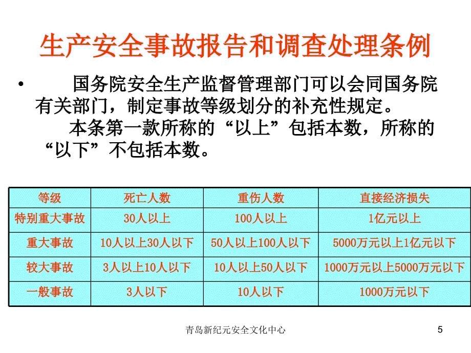 生产安全事故报告和调查处理条例_第5页