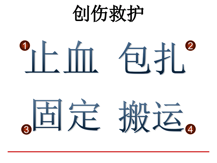 创伤救护的止血、包扎、固定、搬运_第2页