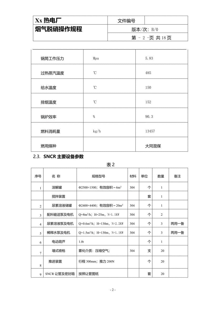 热电厂烟气治理脱硝运行操作规程_第5页