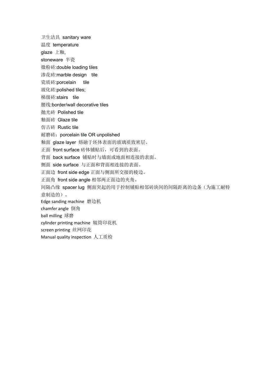 [2017年整理]有关瓷砖的英文_第2页