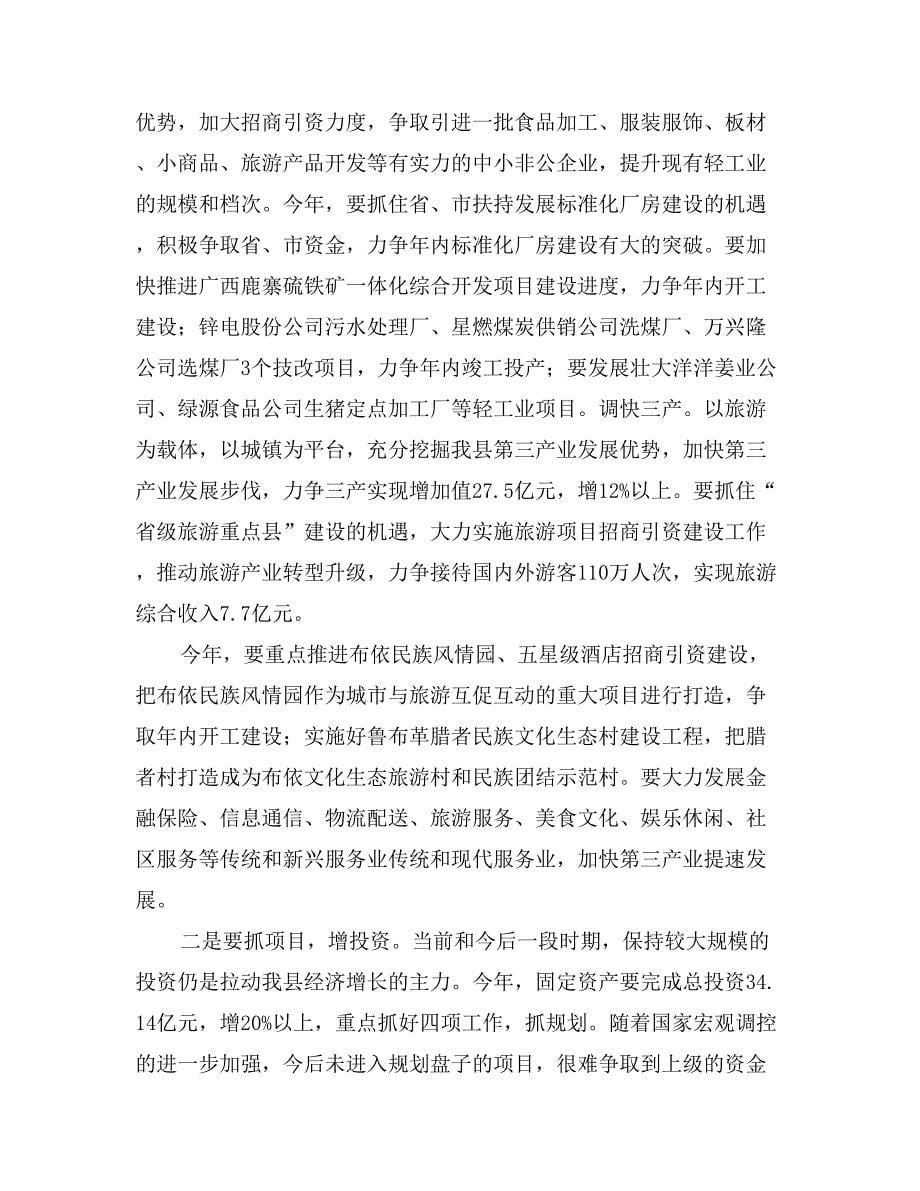 县长在政府工作会议上的讲话_第5页