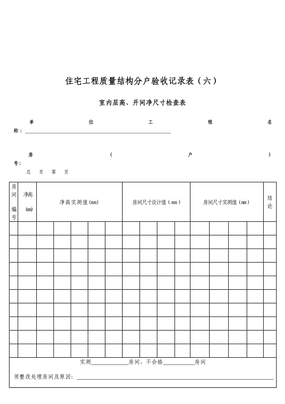 [2017年整理]结构分户验收表格_第3页