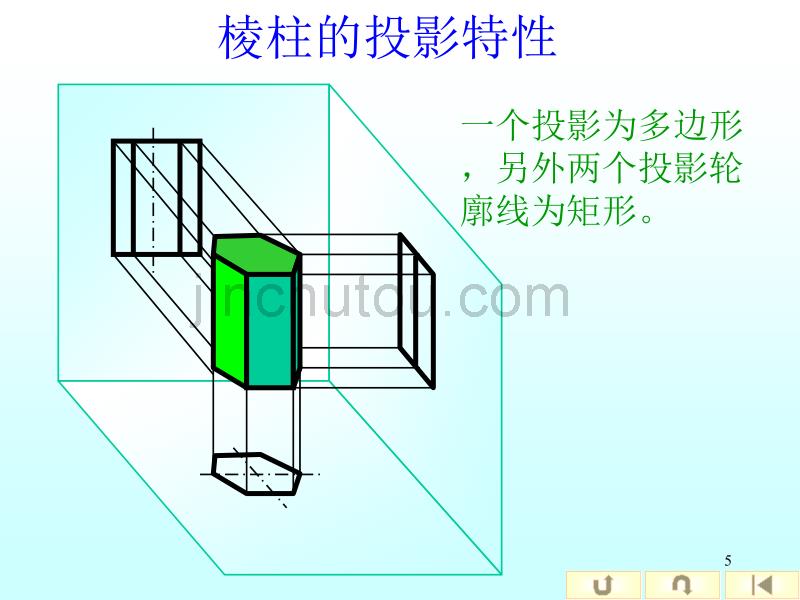 工程图学第5章 组合体1_基本立体的投影_第5页