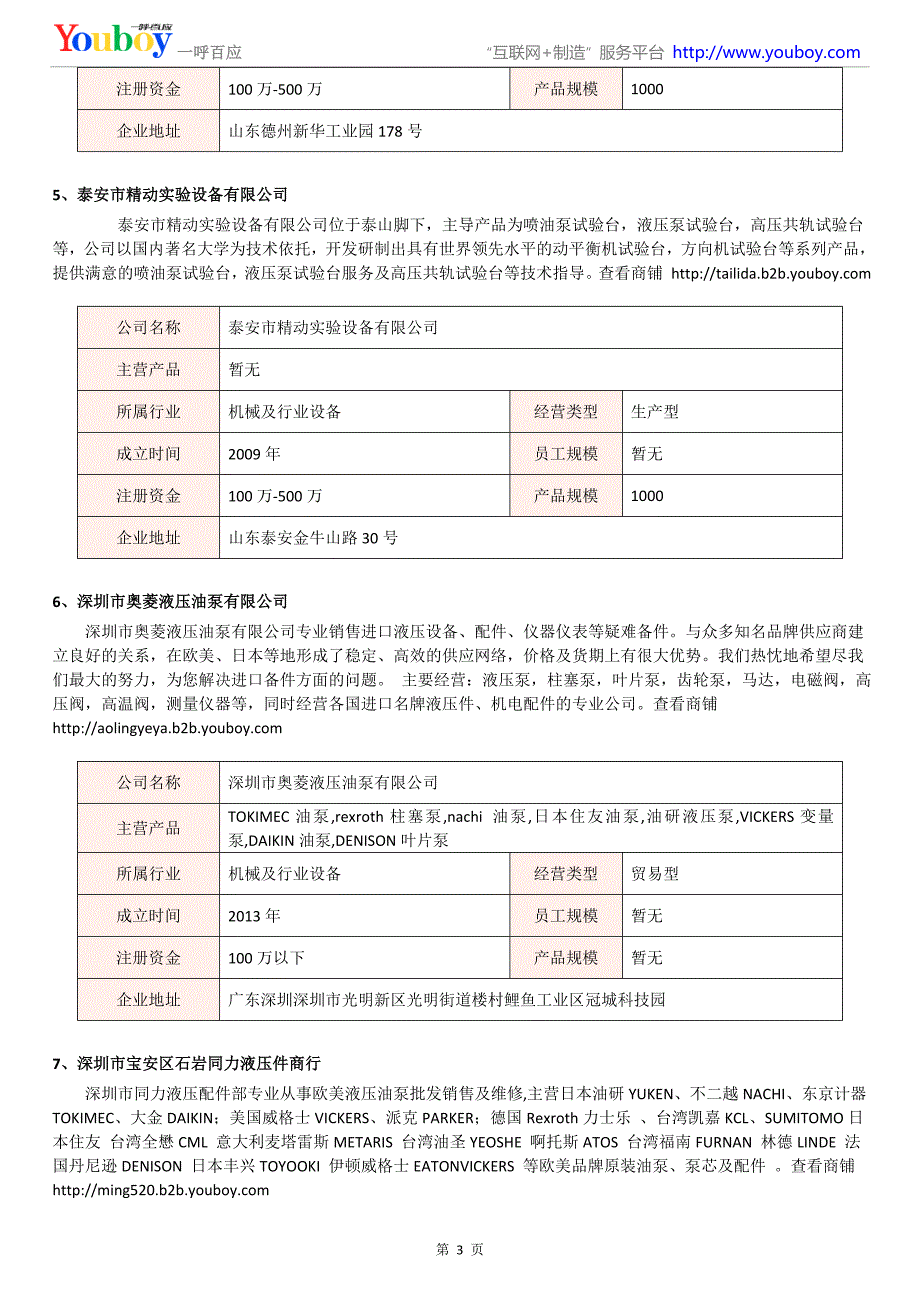 2018年国内液压泵产品商家_第3页