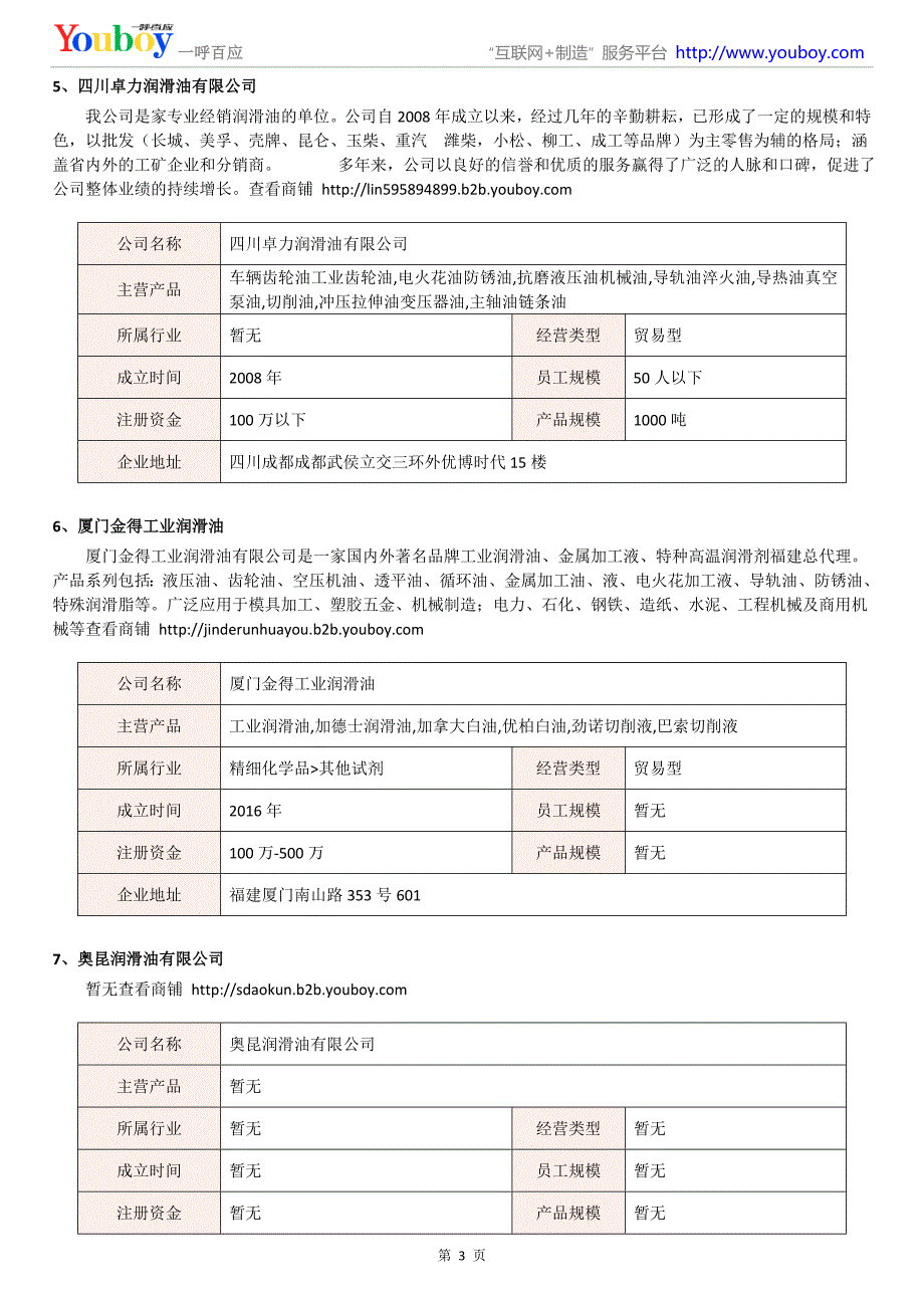 2018年国内汽轮机油产品商家_第3页