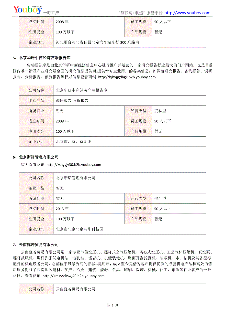 2018年国内凿岩机械产品商家_第3页