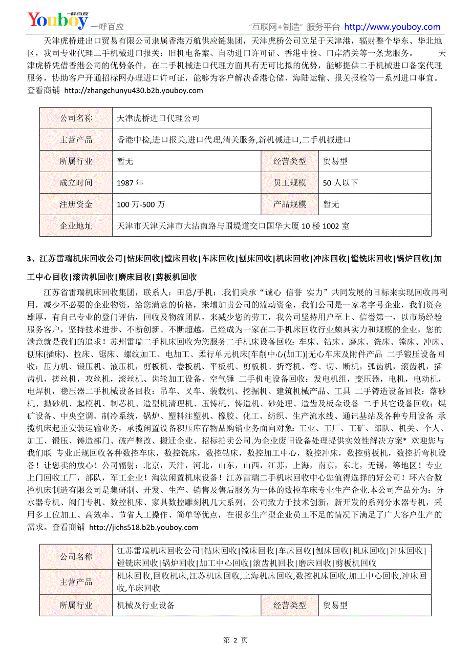 2018年国内组合机床产品商家_第2页