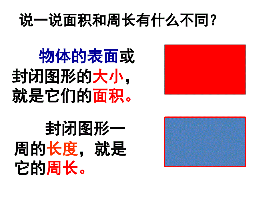 2015年人教新课标数学三年级下册总复习《长方形和正方形的面积》ppt课件_第3页